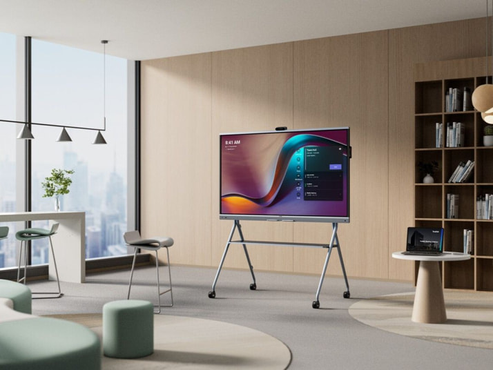 Meetingraumtechnik mieten f&uuml;rs B&uuml;ro leistungsstarke Medientechnik von Yealink f&uuml;r hybride Videokonferenzen