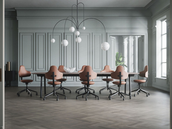 Die schwedische Büromöbel Marke EFG vereint hochwertige Materialien und stylishes Design