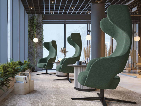 Traumhafte Loungemöbel fürs Büro mieten zu günstigen Preisen