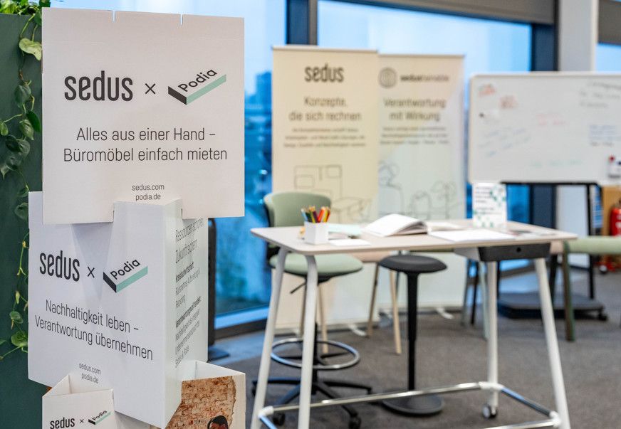 Sedus und Podia - Dreamteam f&uuml;r B&uuml;rom&ouml;bel zur Miete