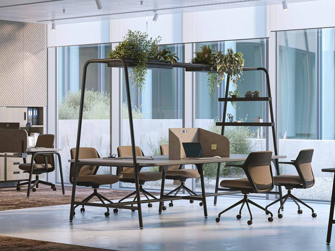 Kreativ und zukunftsorientiert sind Büros im Corporate Interior - jetzt individuell Büromöbel zusammenstellen
