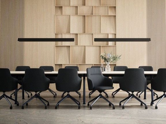 Hochwertige Meetingst&uuml;hle f&uuml;r den Meetingraum, EFG Reco Drehst&uuml;hle mit Rollen