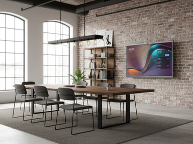 Perfekte Meetingr&auml;ume mit ergonomischen M&ouml;beln, Medientechnik und Konferenztechnik von Neat und Yealink und Akustikl&ouml;sungen f&uuml;r Meetings